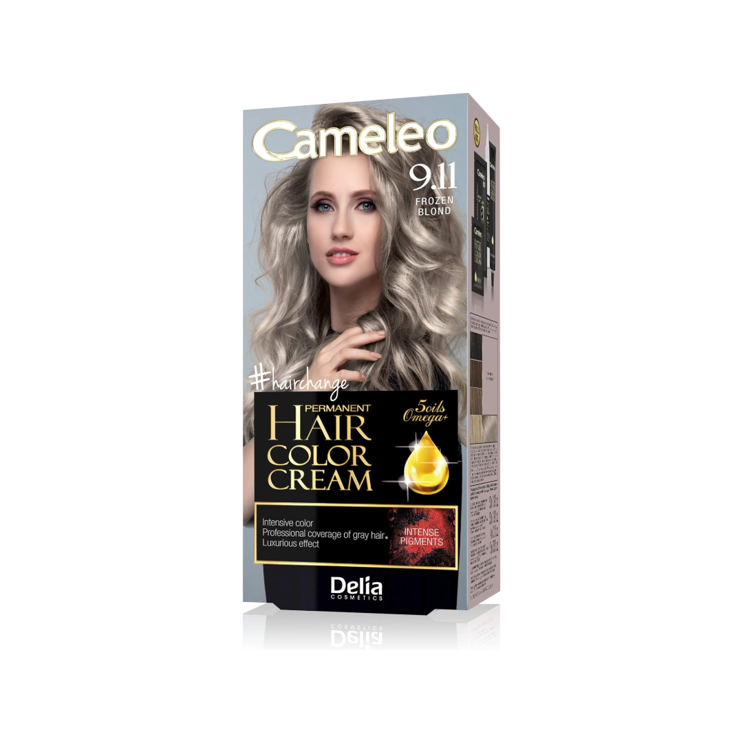 Delia Cameleo Hair Color Permanent Vibrant Colour & 100% Gray Coverage for All Hair Types