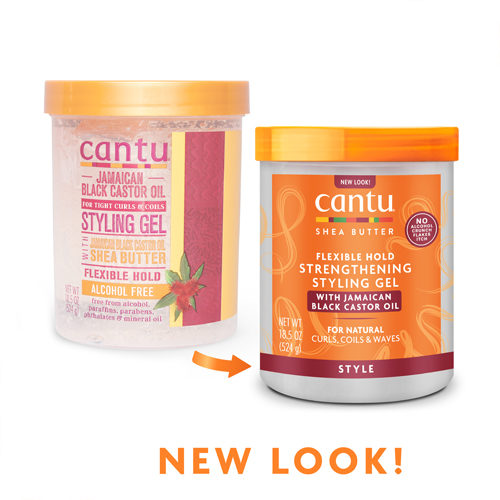 Cantu Strengthening Styling Gel with Jamaican Black Castor Oil New Look