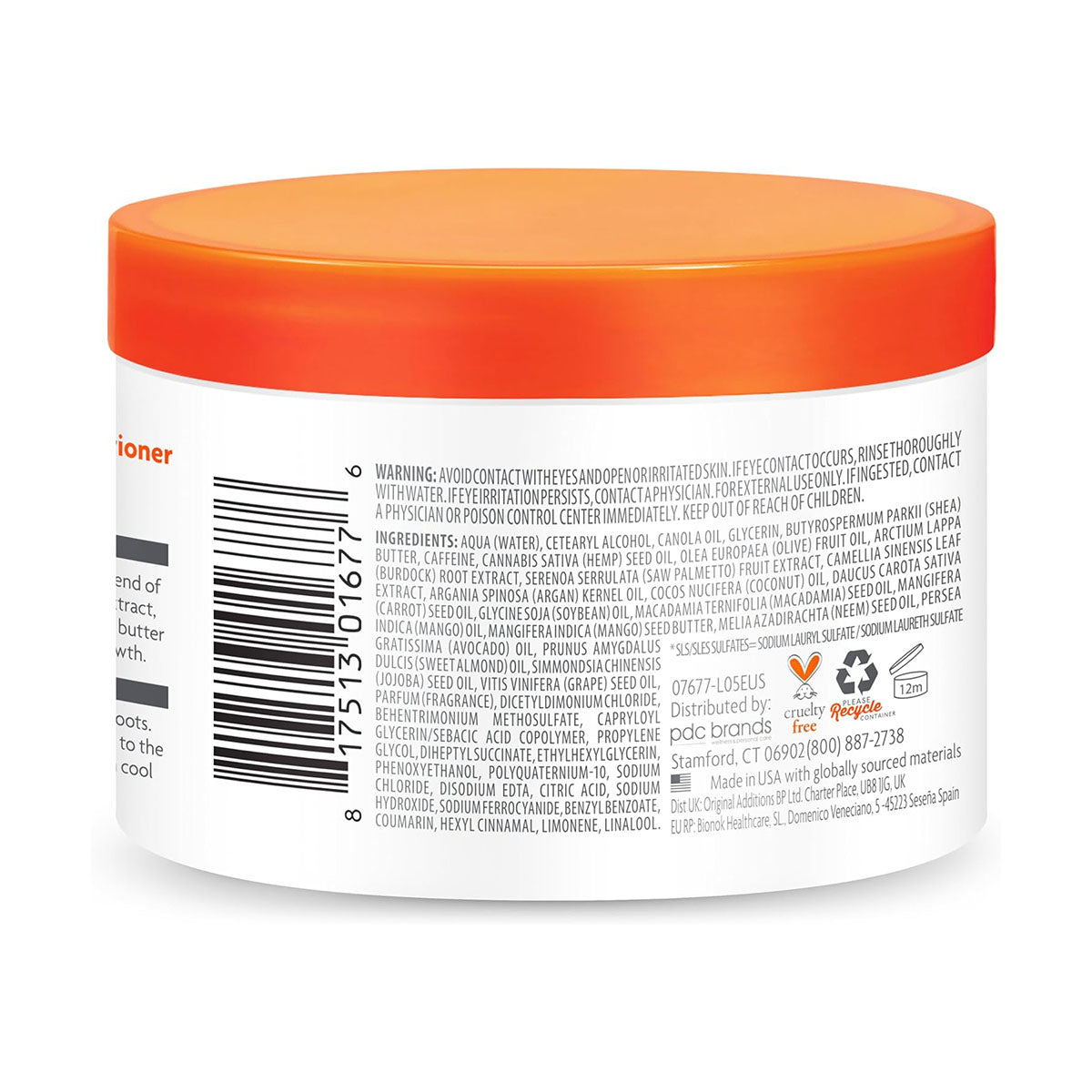Cantu For Men Leave-In | Rinse-Out Conditioner 13 oz ingredients