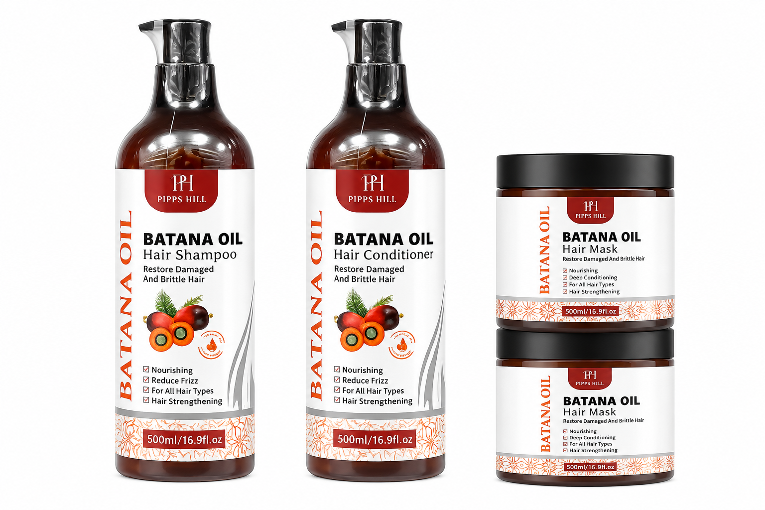 Pipps Hill Batana Oil Hair Mask 500ml