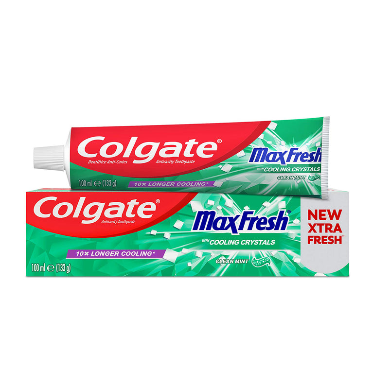 Colgate Max Fresh Clean Mint Toothpaste 100ml – TJ Beauty Products UK