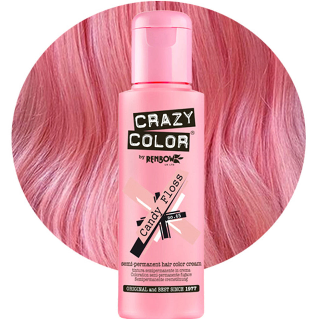 Crazy Color Semi Permanent Hair Color Cream 65