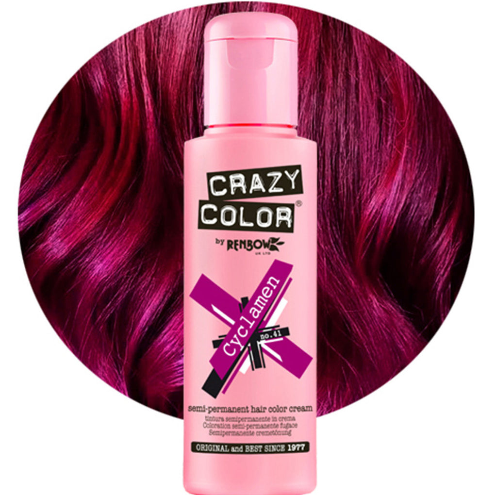 Crazy Color Semi Permanent Hair Color Cream 41