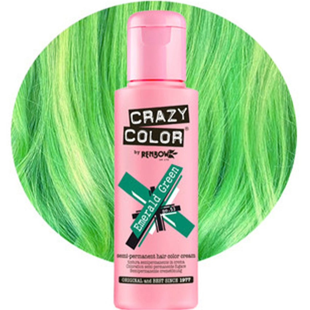 Crazy Color Semi Permanent Hair Color Cream 53