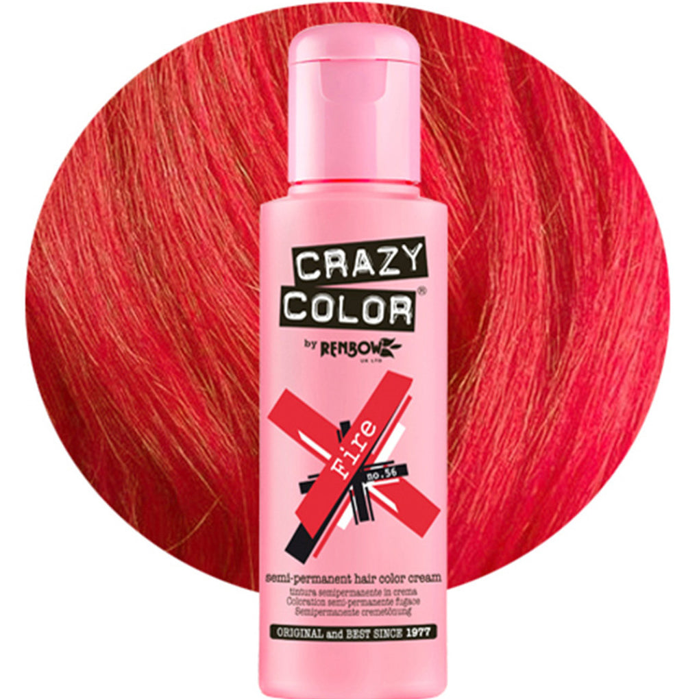 Crazy Color Semi Permanent Hair Color Cream 56