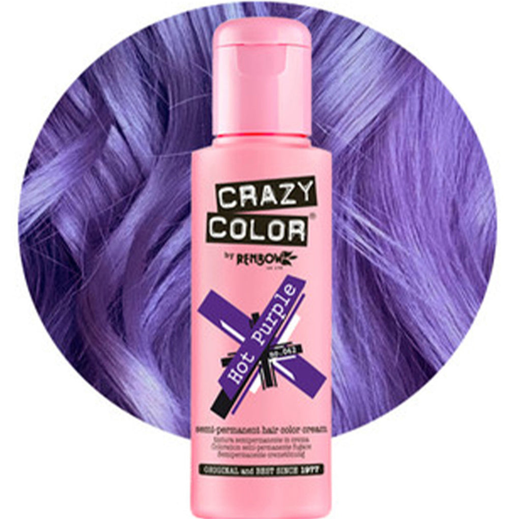Crazy Color Semi Permanent Hair Color Cream 62