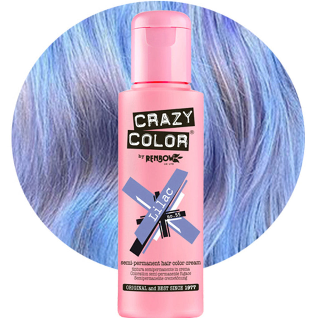 Crazy Color Semi Permanent Hair Color Cream 55