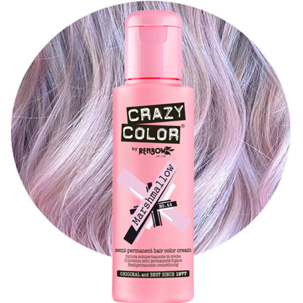 Crazy Color Semi Permanent Hair Color Cream 64