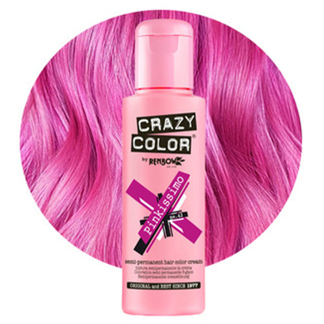 Crazy Color Semi Permanent Hair Color Cream 42