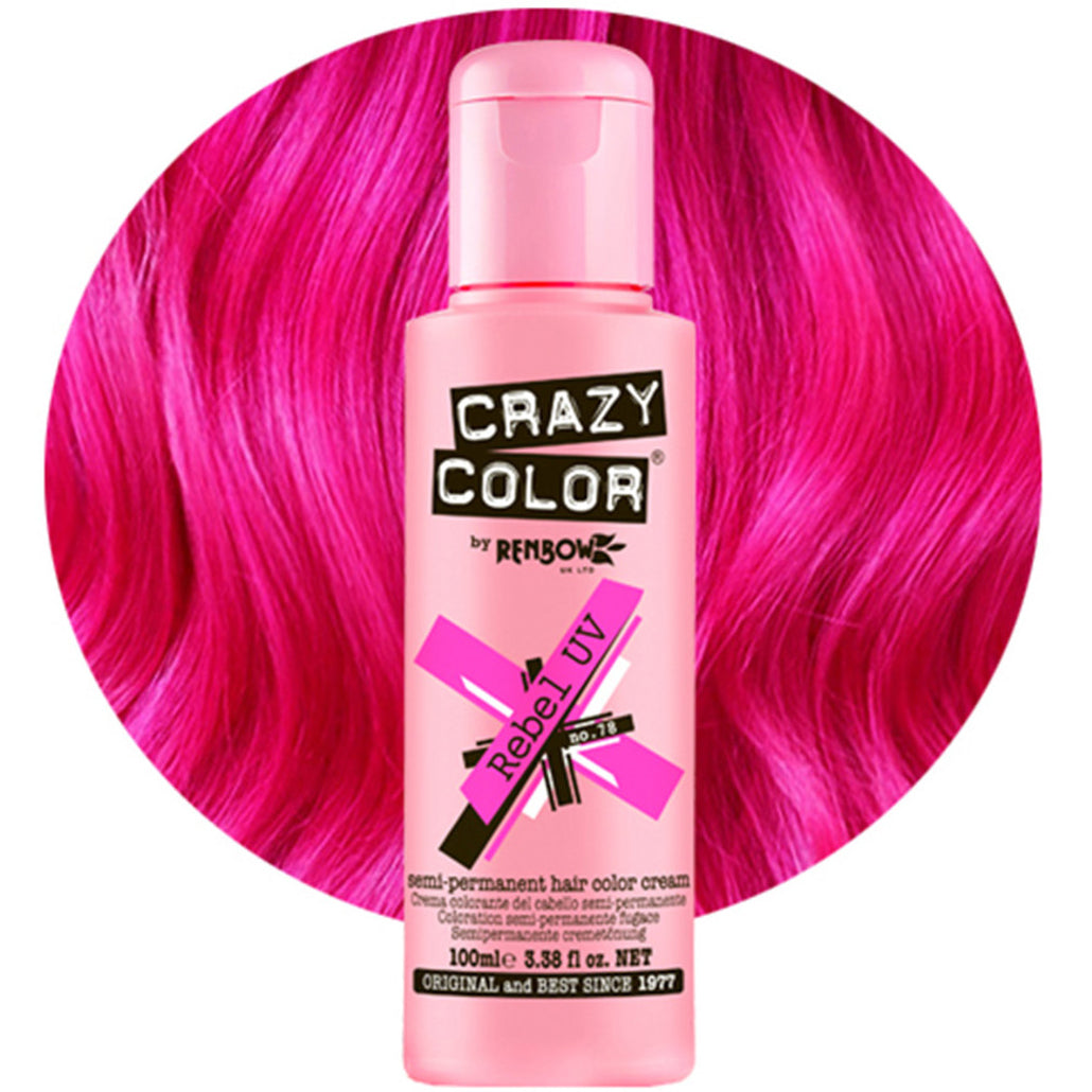 Crazy Color Semi Permanent Hair Color Cream 78