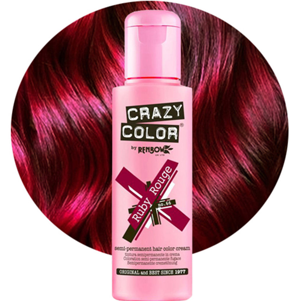 Crazy Color Semi Permanent Hair Color Cream 66