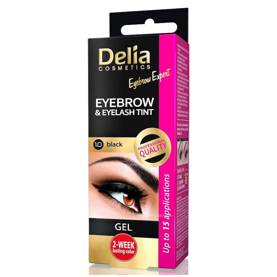 Delia Eyebrow & Eyelash Gel Tint Black