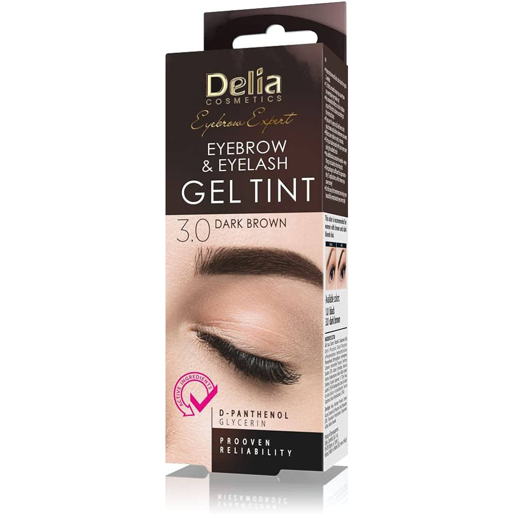 Delia Eyebrow & Eyelash Gel Tint Dark Brown