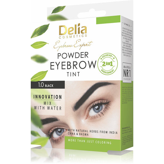 Delia Powder Eyebrow Tint 4 g Black
