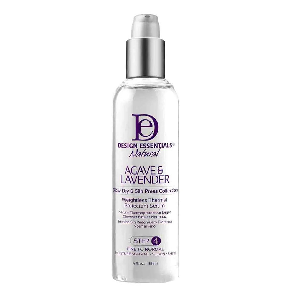 Design Essentials Agave & Lavender Weightless Thermal Protectant Serum 4oz front