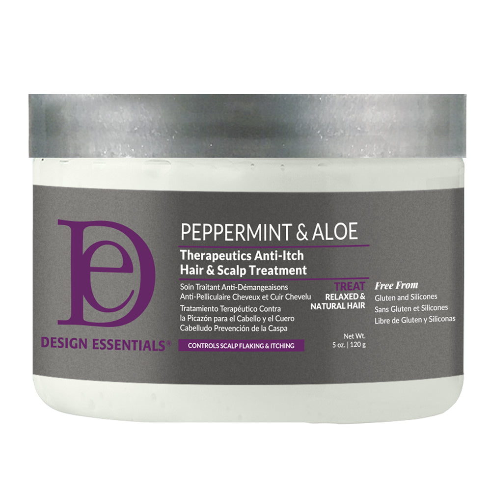 Design Essentials Peppermint & Aloe Therapeutics Anti-Itch Hair & Scalp Treatment 5oz