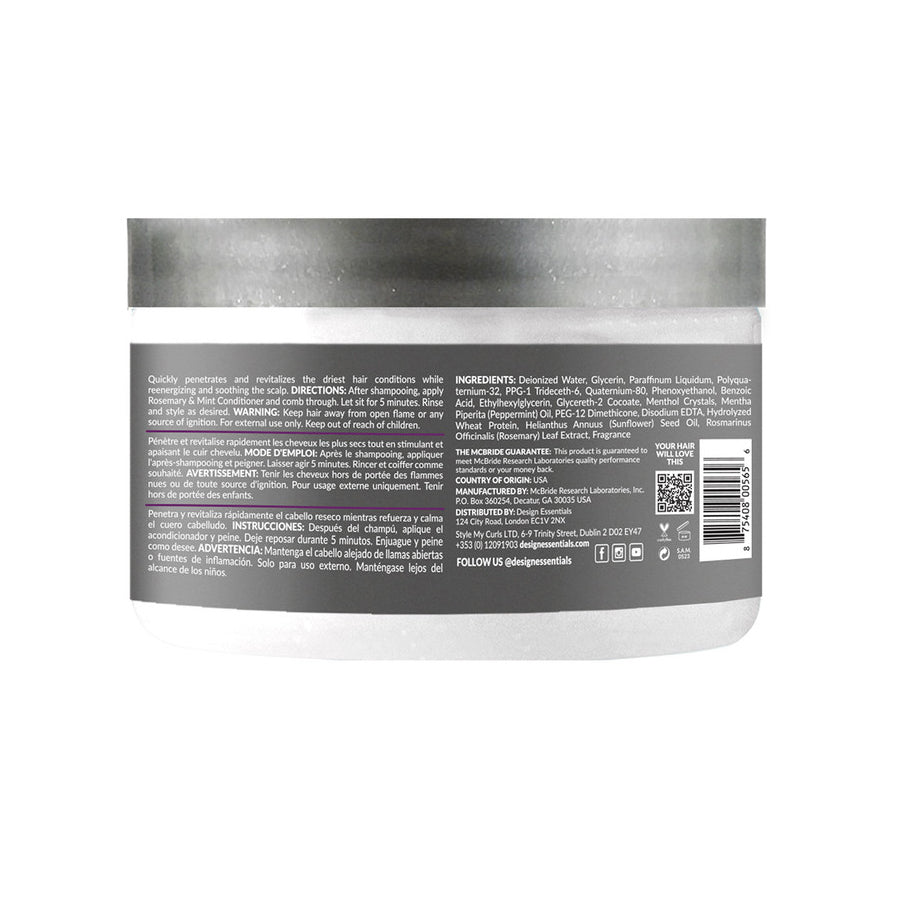 Design Essentials Rosemary & Mint Conditioner 11oz front label