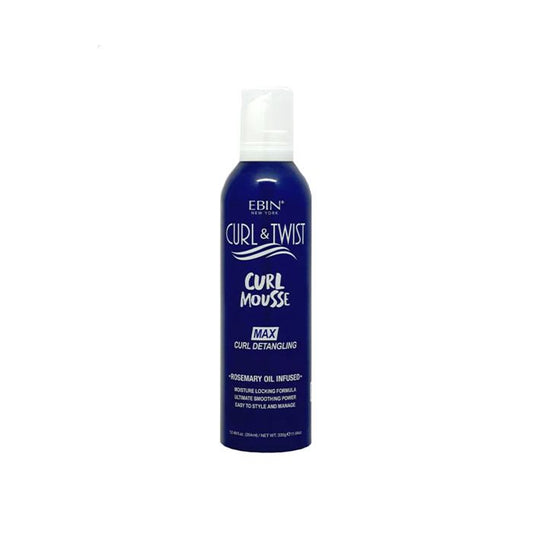 Ebin - Curl & Twist Curl Mousse Max Curl Detangling Rosemary Oil Infused - 354ml