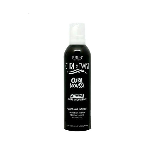 Ebin - Curl & Twist Curl Mousse Xtreme Curl Volumizing Jojoba Oil Infused - 354ml