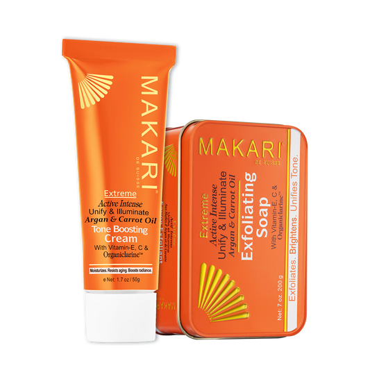 Makari De Suisse - Extreme Carrot and Argan - Cream + Soap (2 pc Set)