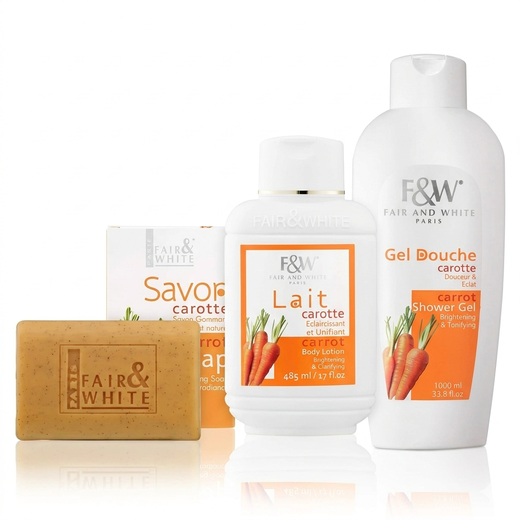 Fair & White Carrot Brightening Bundle 33.8oz