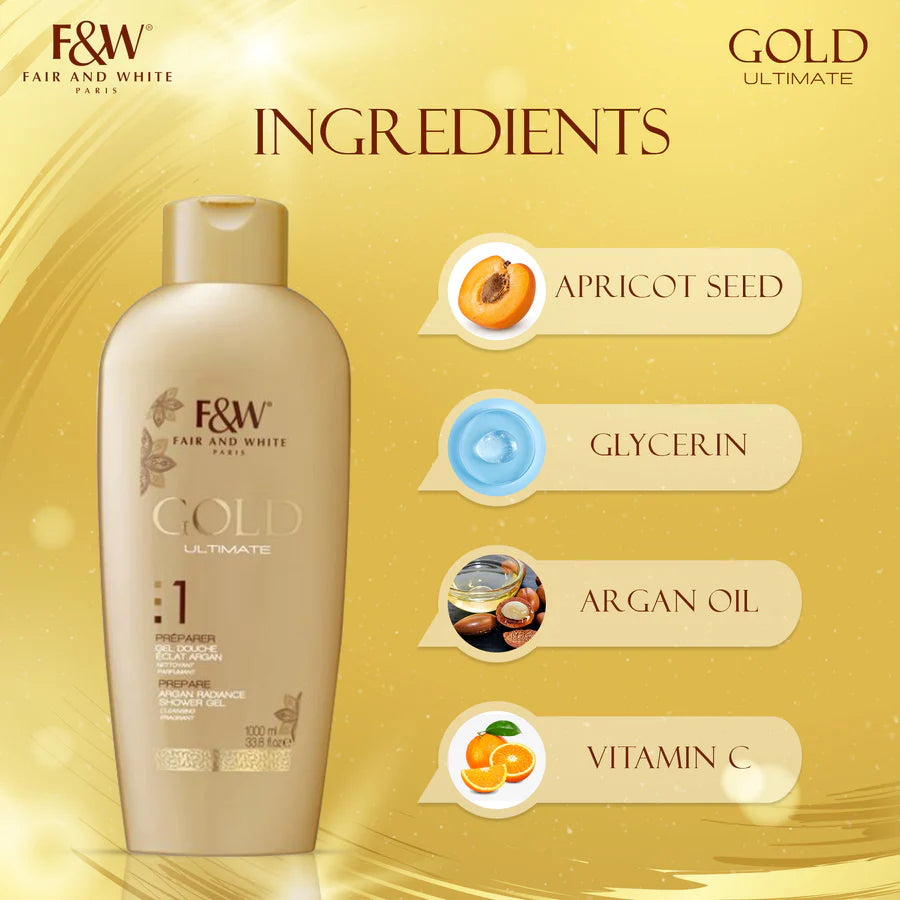 F&W Gold Ultimate product with ingredients listed