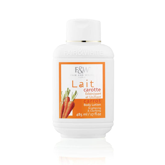 Fair & White Carrot Brightening & Clarifying Body Lotion 485ml