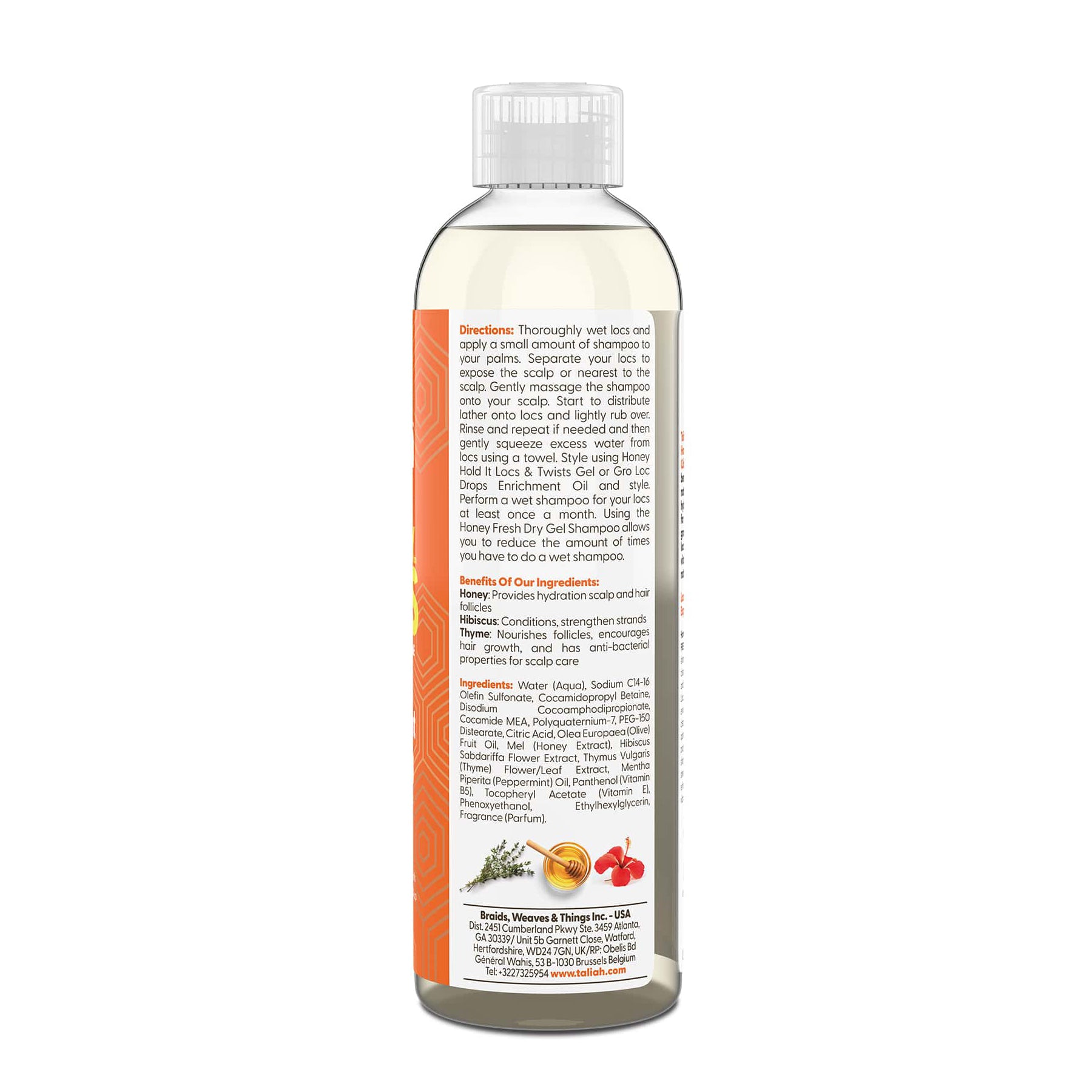 Taliah Waajid Love My Locs Honey Mint Clarifying Shampoo for Healthy, Refreshed Locs & Scalp 8 oz - Experience the ultimate c