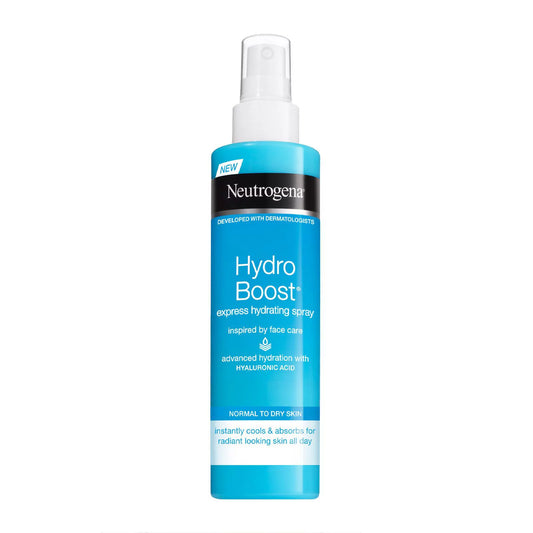 Neutrogena - Hydro Boost Body Gel Cream with Hyaluronic Acid, Express Body Mist - 200 ml
