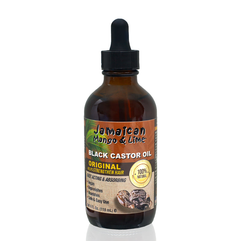 Jamaican Mango & Lime Jamaican Black Castor Oil Original 4oz - Pure Roasted Formula | TJ Beauty UK