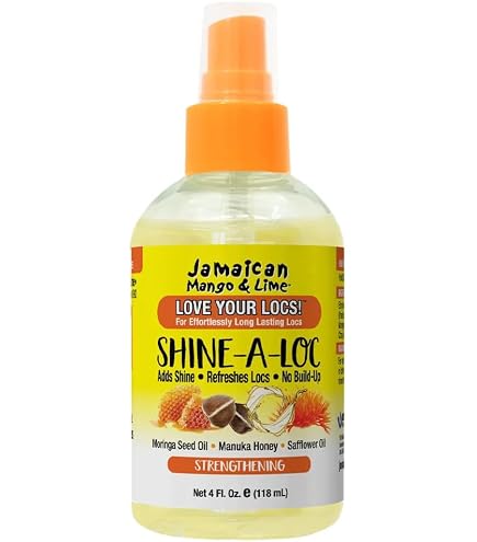 Jamaican Mango & Lime Shine-A-Loc 4oz Dreadlock Shine Polish 
