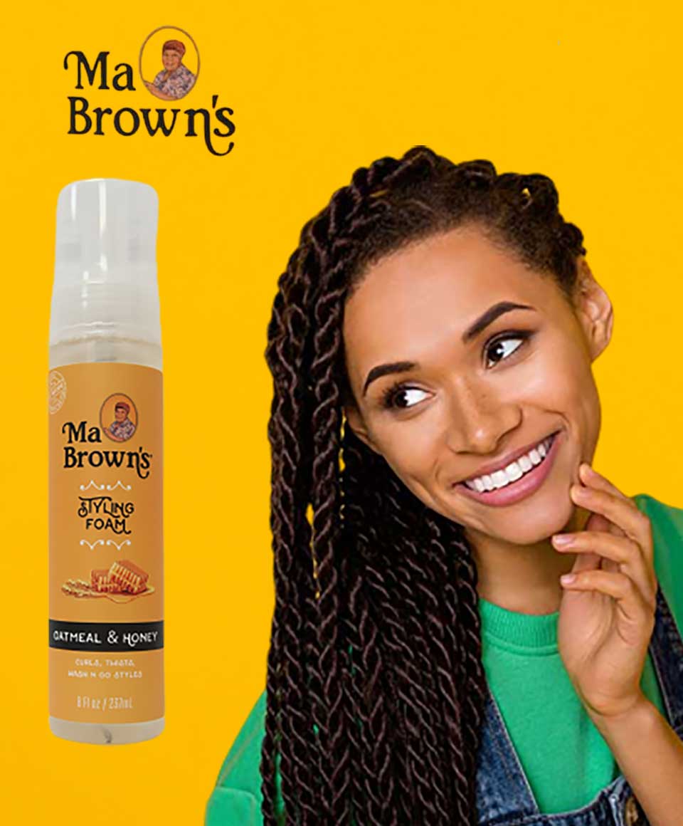 Ma Brown's - Oatmeal & Honey - Styling Foam - 237 ml