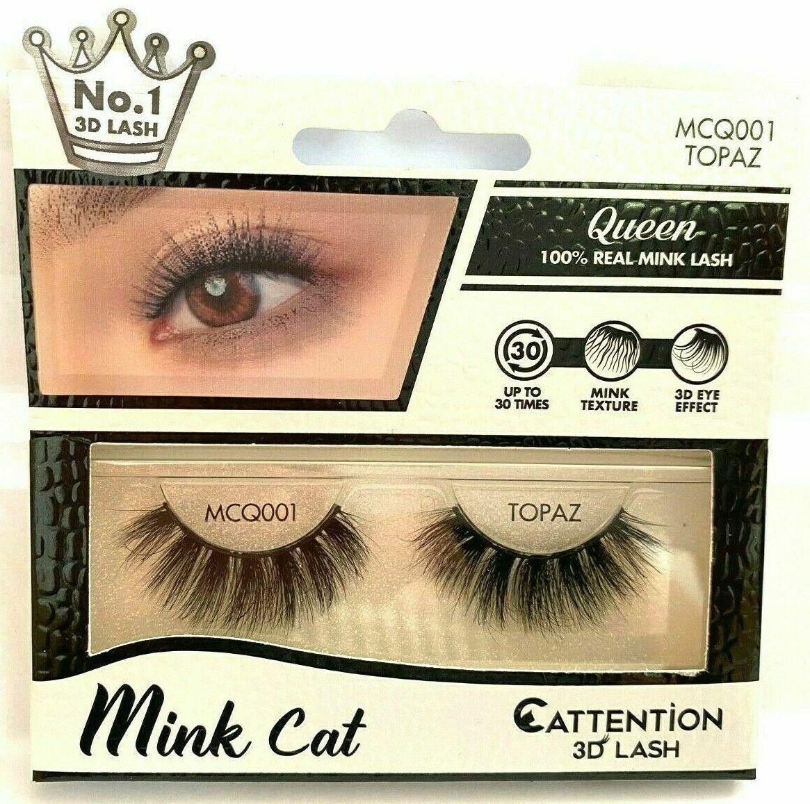 Mink Cat Queen - 100% Real Mink 3D Lashes