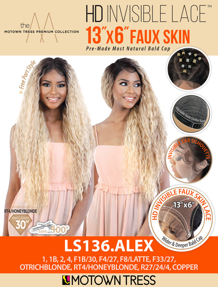 Motown Tress HD Invisible Lace Synthetic Wig - LS136 Alex