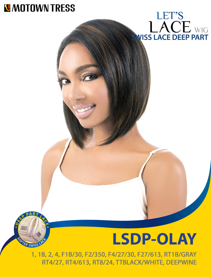 Motown Tress Swiss Lace Synthetic Wig - LSDP Olay