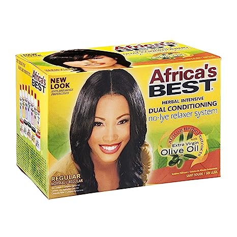 Africa's Best Organics Touch Up Plus Organic Conditioning Relaxer System N0-Lye (Regular)