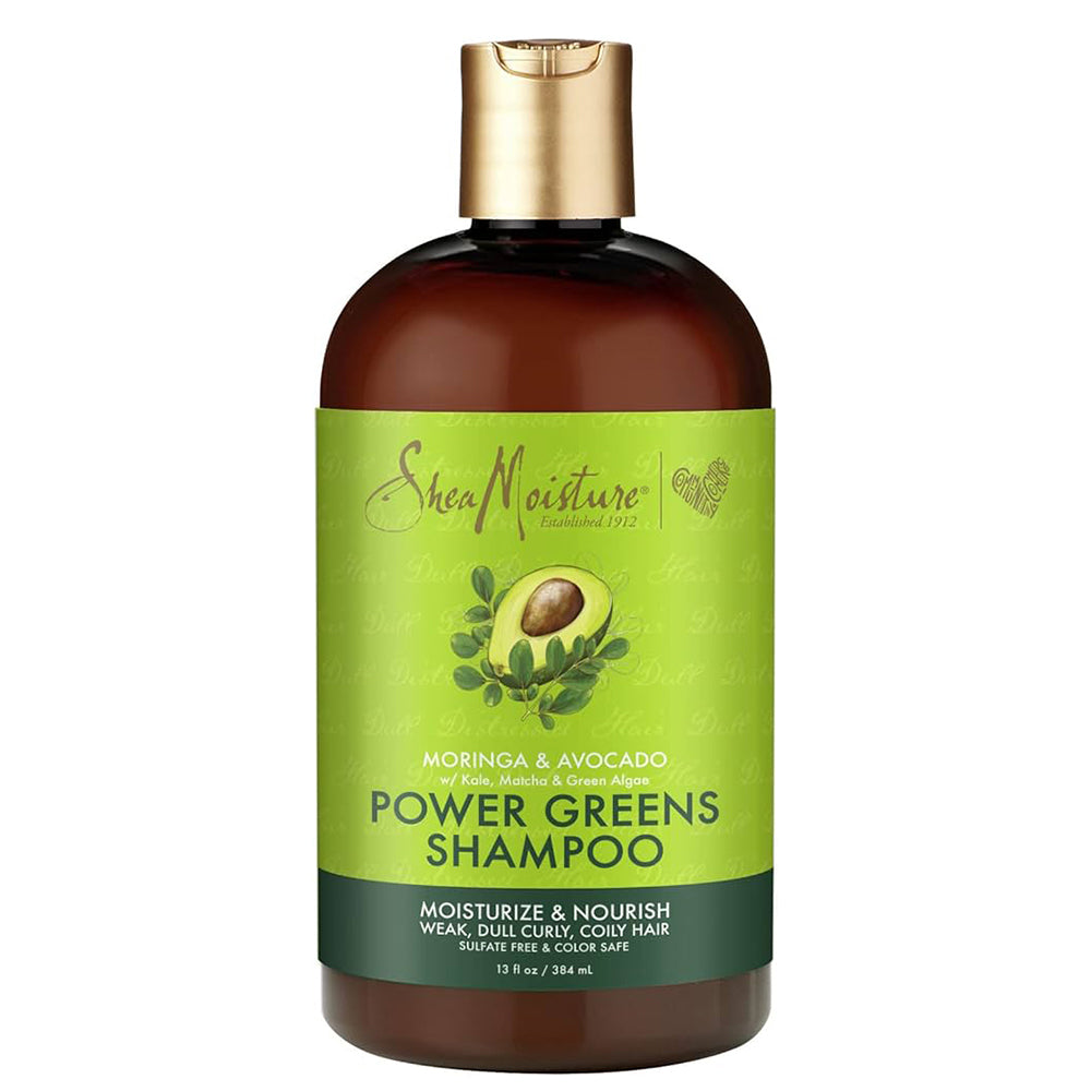 Shea Moisture Moringa & Avocado Power Greens Shampoo 13 oz