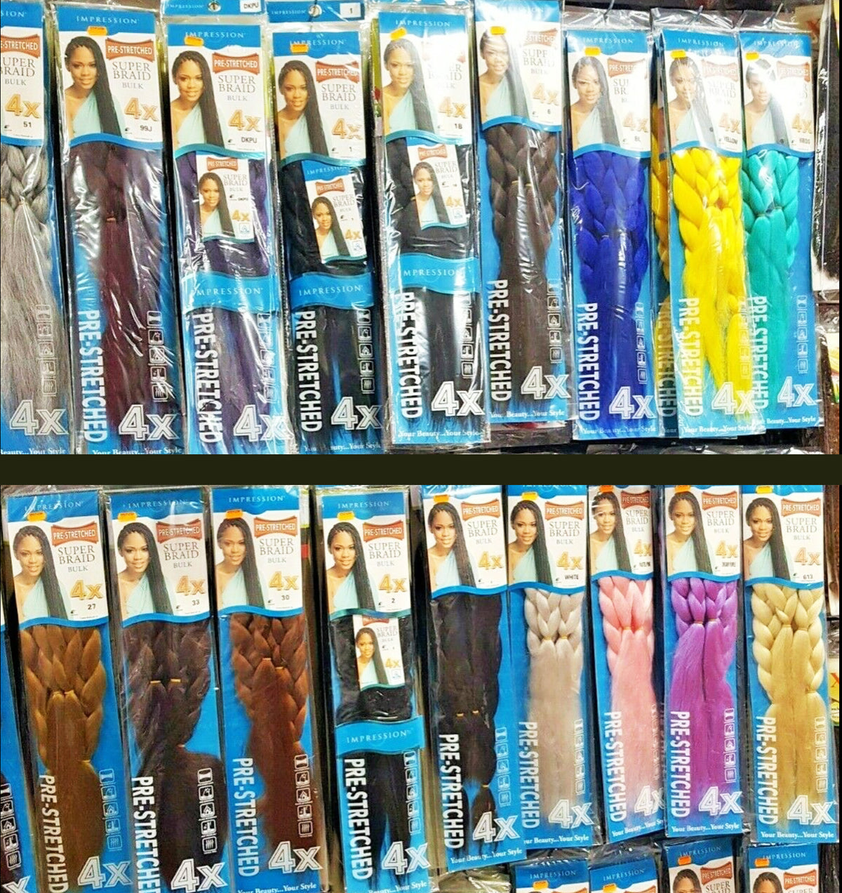 Impression - PRE-STRETCHED Super Braid Bulk – TJ Beauty Products UK