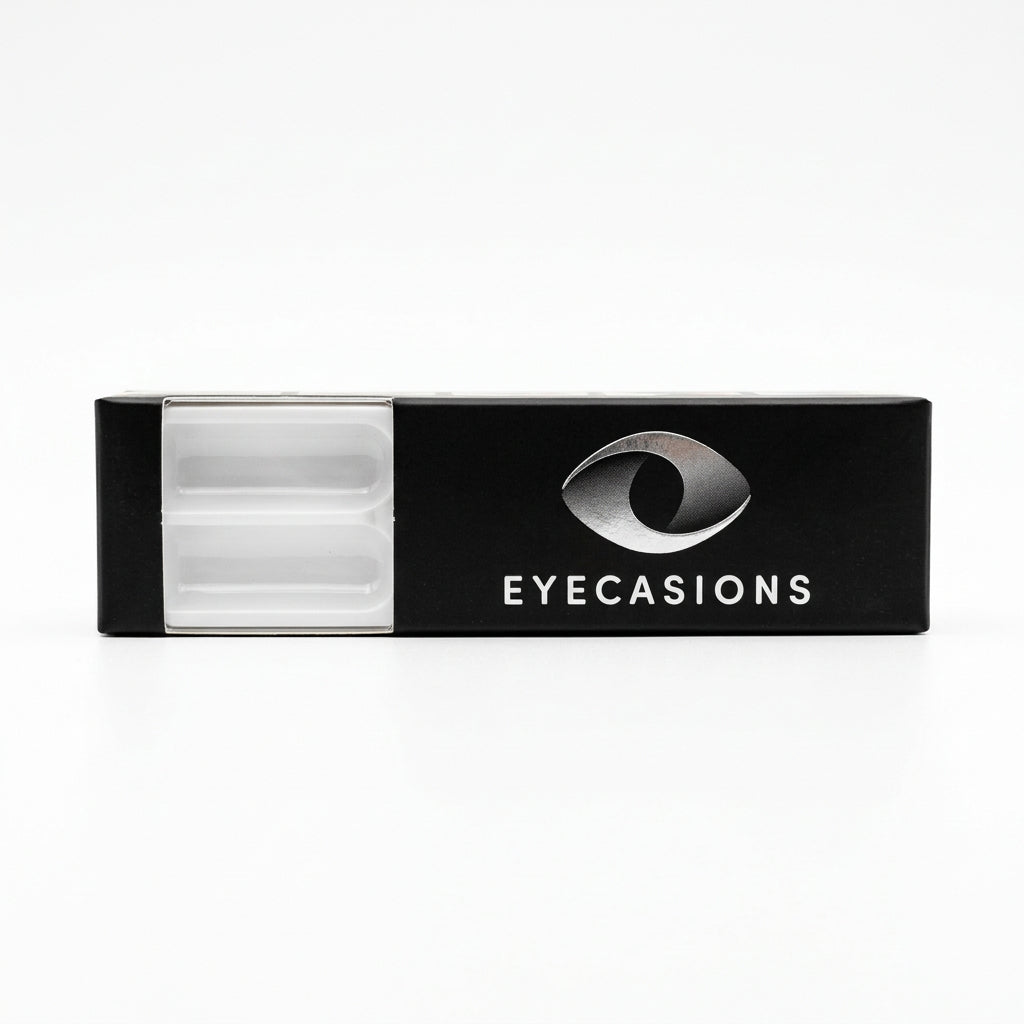 Eyecasions Black Magic Coloured Contact Lenses Zero-Power Cosmetic Lenses 1 Pair (2 Lenses)