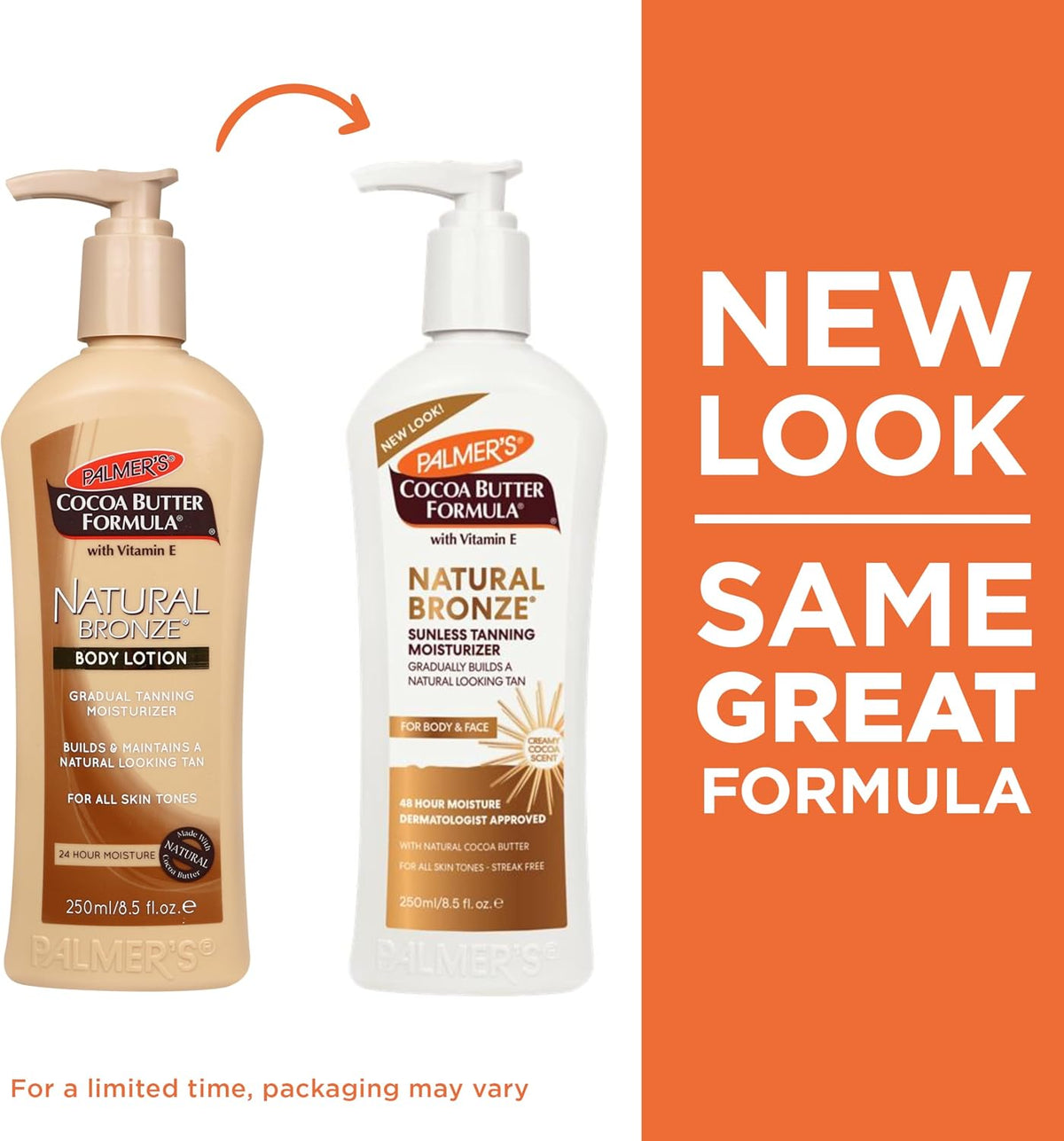 Lotion corporelle Palmer's Natural Bronze 250 ml
