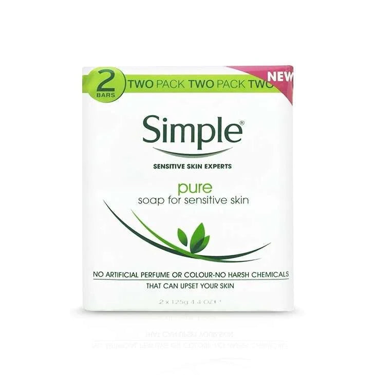 Simple - Pure for Sensitive Skin - 2 bars