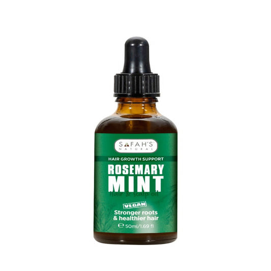 Safah's Natural Rosemary Mint Hair & Scalp Oil 1.69 oz