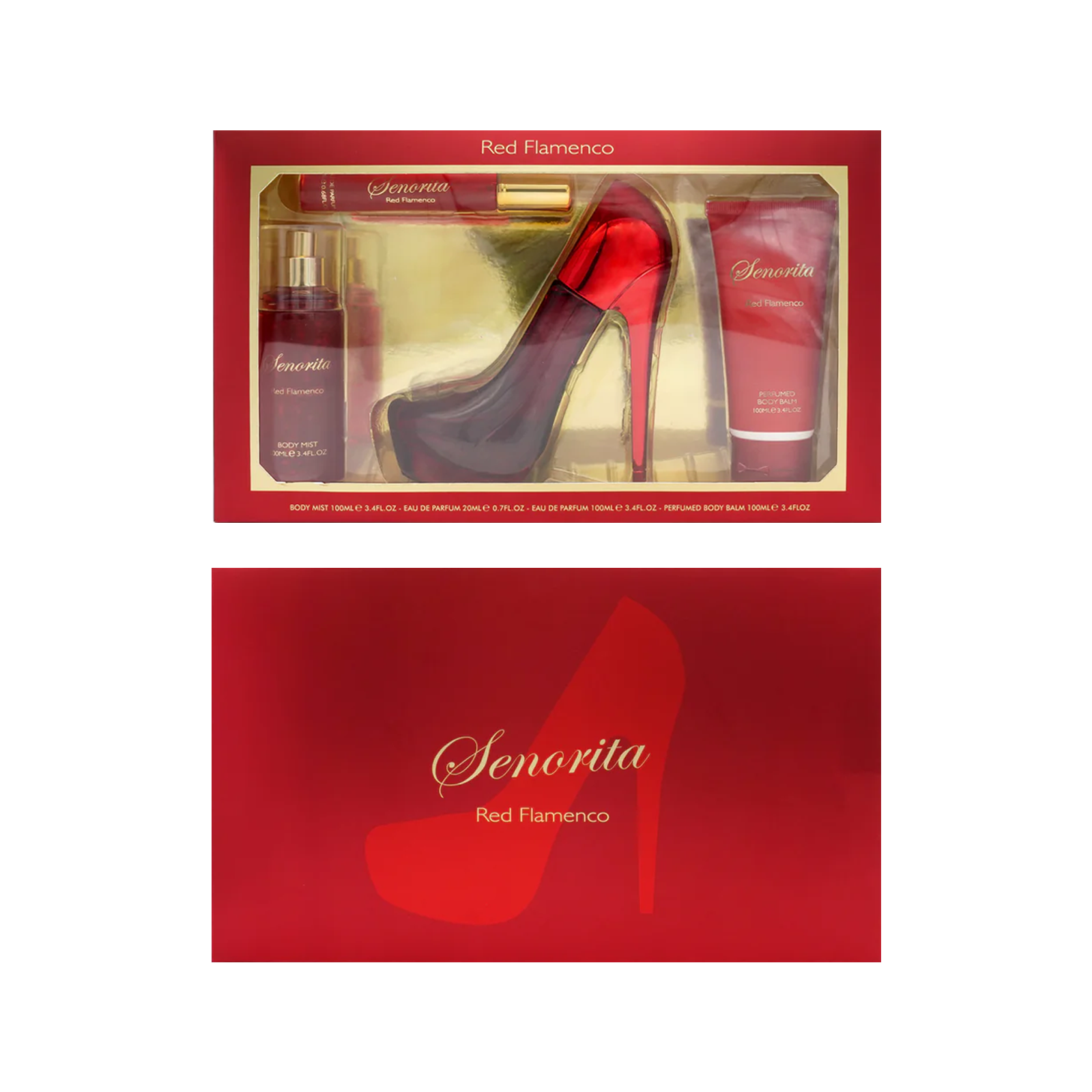 Senorita - Red Flamenco 4pc Women's Perfume Gift Set