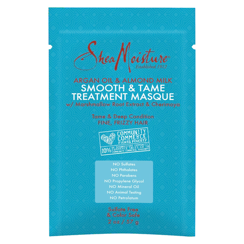 SheaMoisture - Argan Oil & Almond Milk Smooth & Tame Treatment Masque - 57g