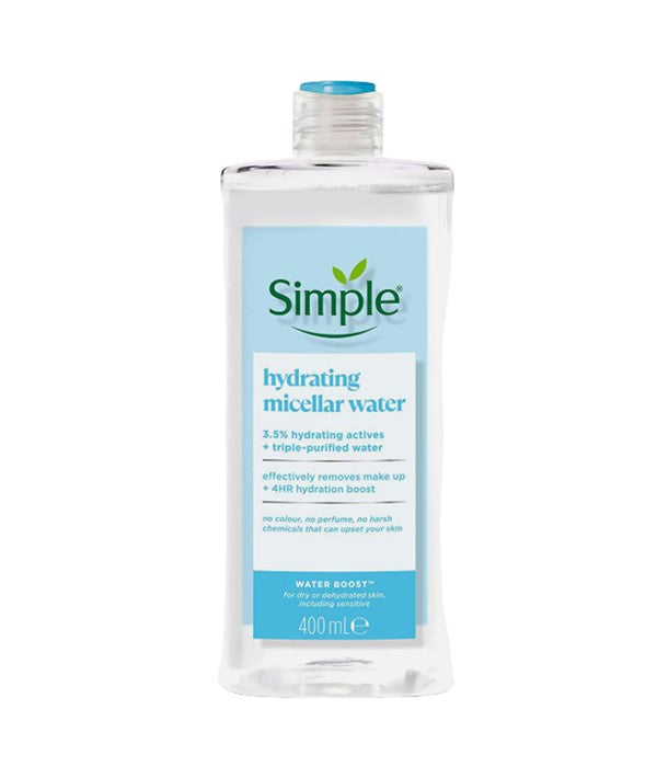 Simple Water Boost Hydrating Micellar Water 400 ml bottle