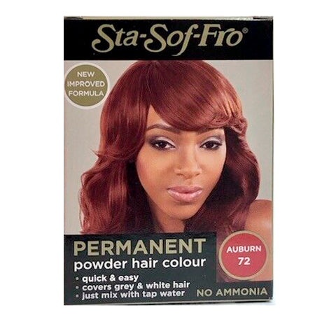 Sta-Sof-Fro Permanent Powder Hair Colour Auburn