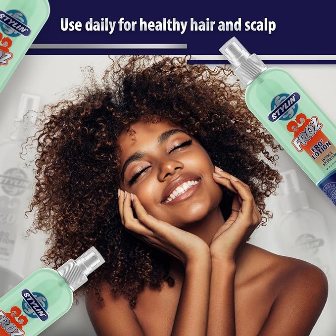 Stylin' - Froz Fro' Lotion - Leave In Conditioner for Natural Hair and Afro Hair - 250ml