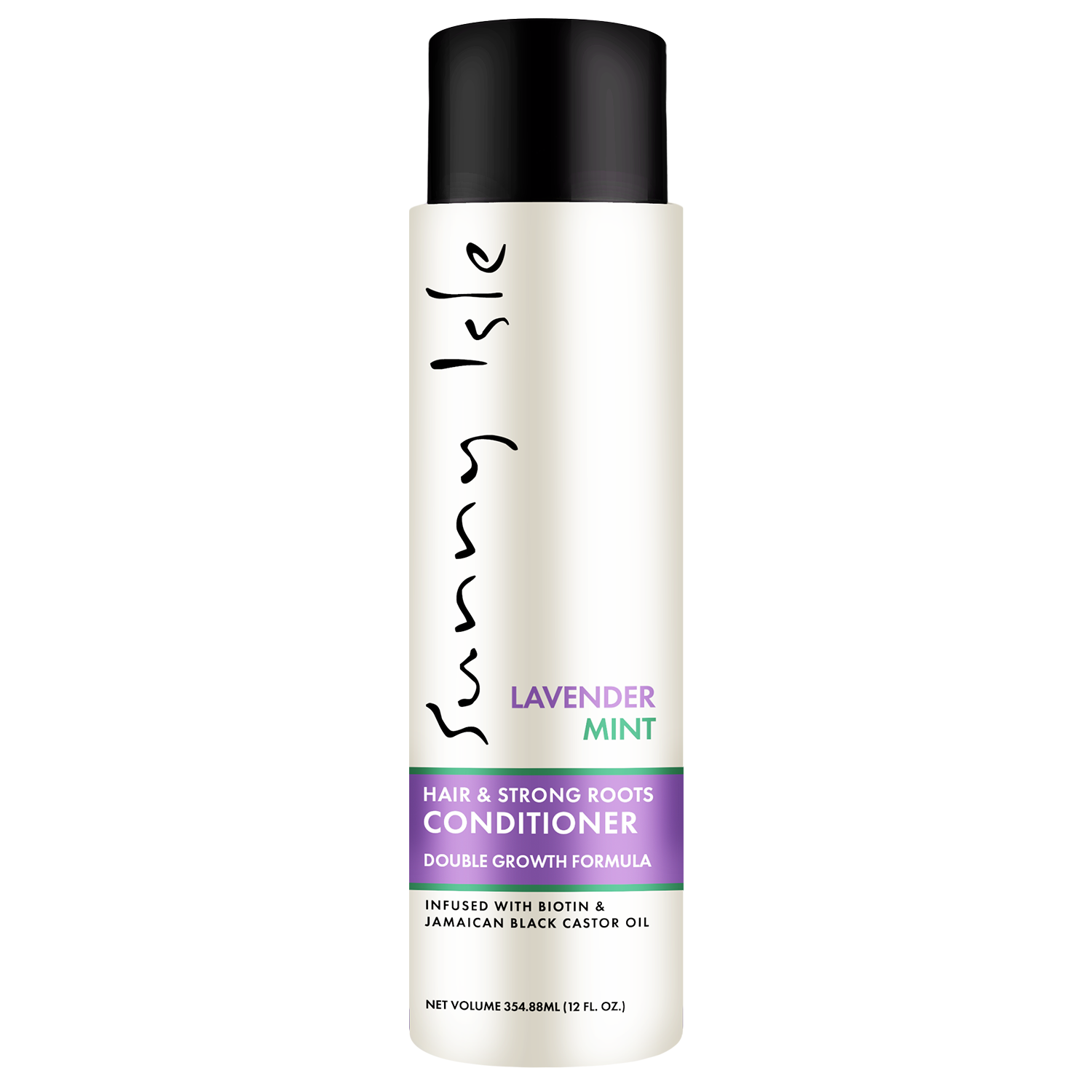 Sunny Isle Lavender Mint Hair & Strong Roots Conditioner 354.88 ml/12.0 oz, front bottle view