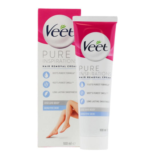 Veet Hair Removal Cream Sensitive Skin (Legs and Body) 100 ml