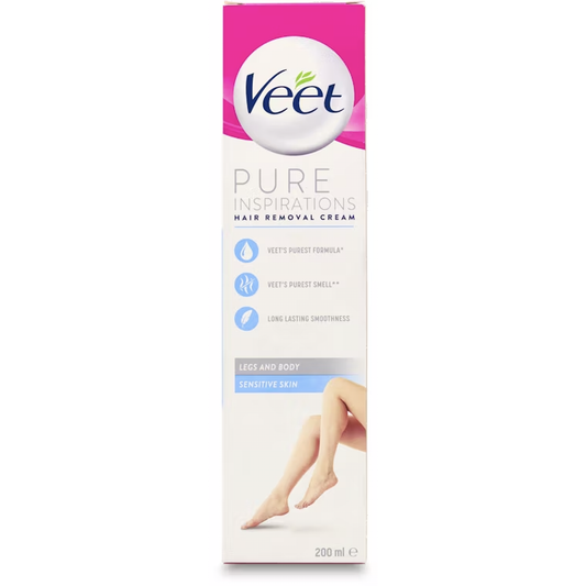 Veet Hair Removal Cream Sensitive Skin (Legs and Body) 200 ml